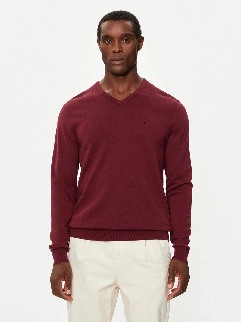 SWEATER BASICO SIGNATURE V-NECK - 1