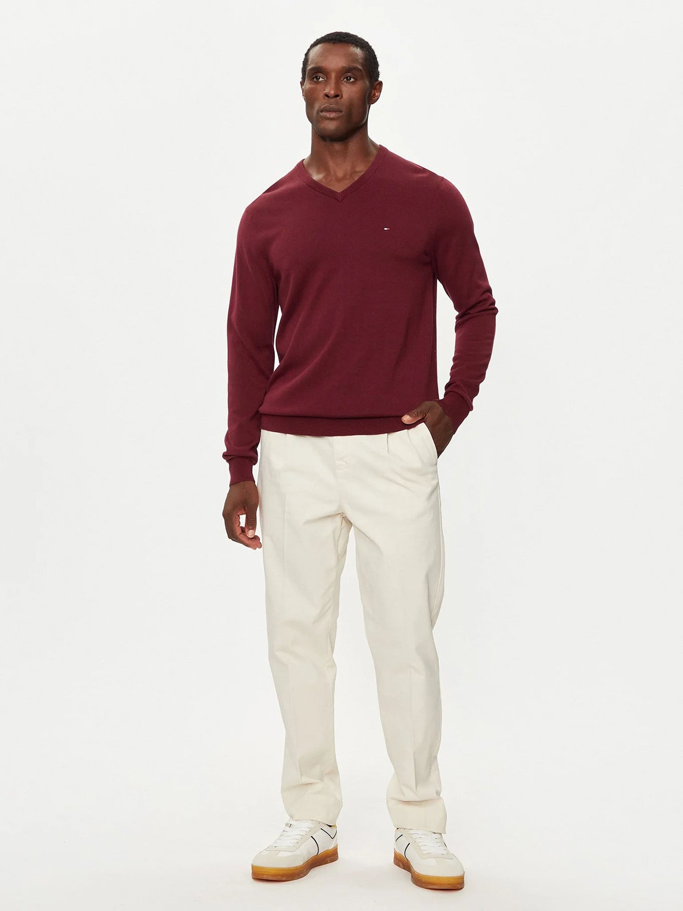 SWEATER BASICO SIGNATURE V-NECK - 2