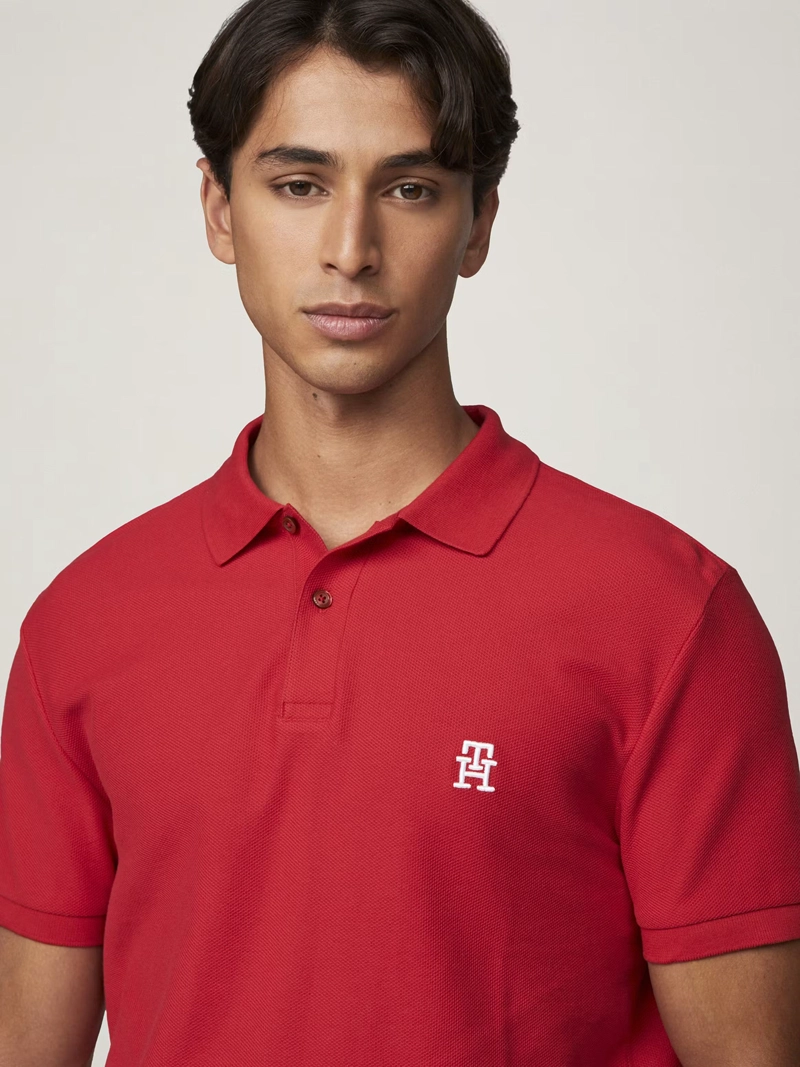POLO CON LOGO MONOGRAM REGULAR FIT - 4