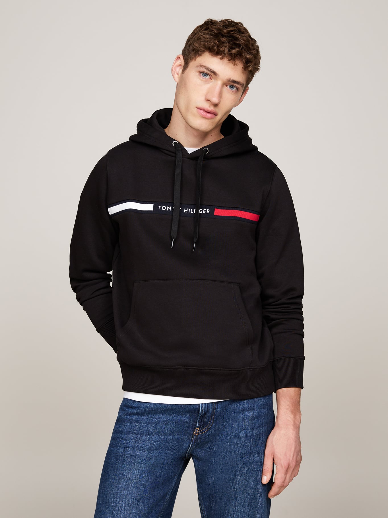 POLERON HOODIE CHEST LOGO - 1