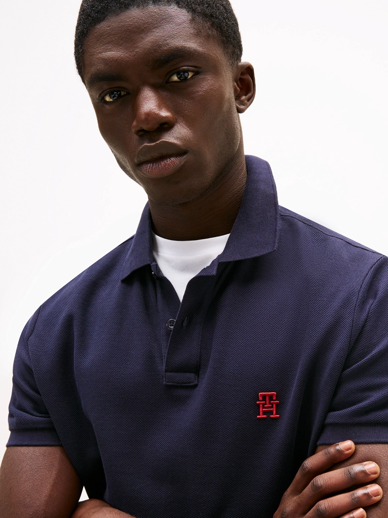 POLO CON LOGO MONOGRAM REGULAR FIT - 4