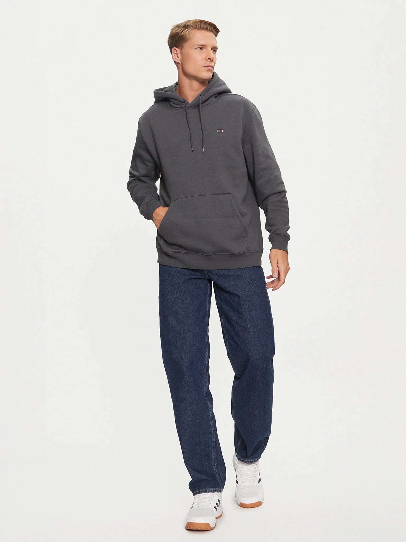 POLERON HOODIE SOLID CON LOGO - 2