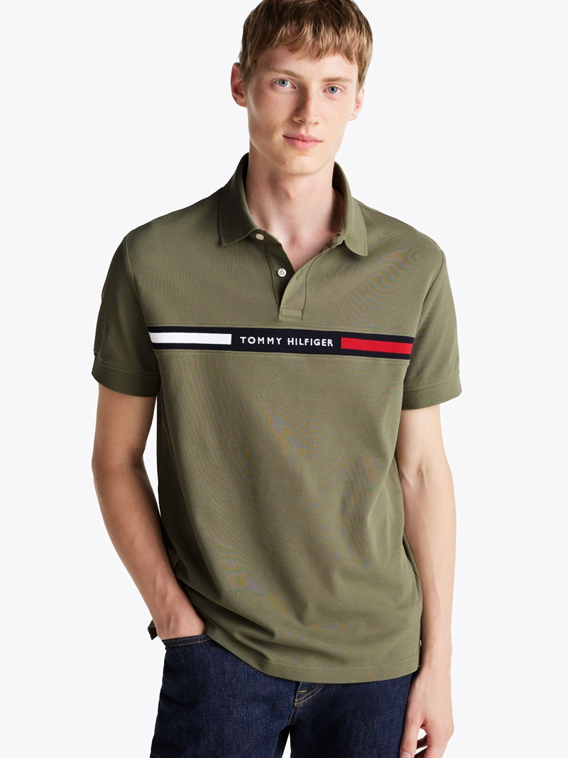 POLO CHEST INSERT LOGO REGULAR FIT - 1