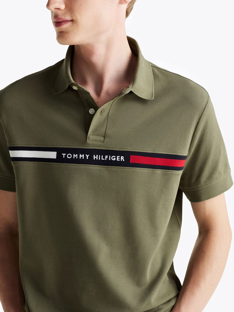 POLO CHEST INSERT LOGO REGULAR FIT - 4