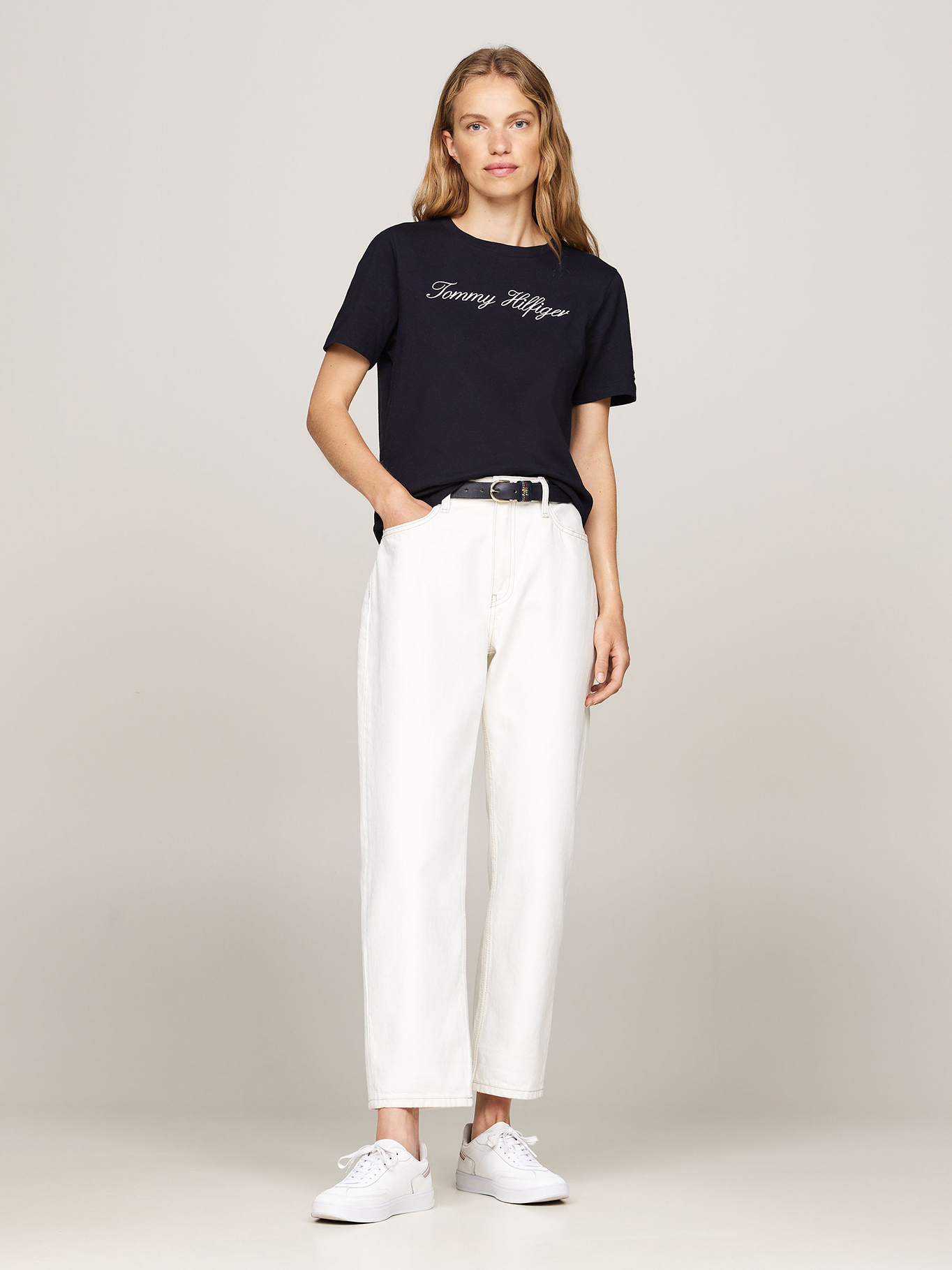 POLERA CON LOGO SCRIPT REGULAR FIT - 2
