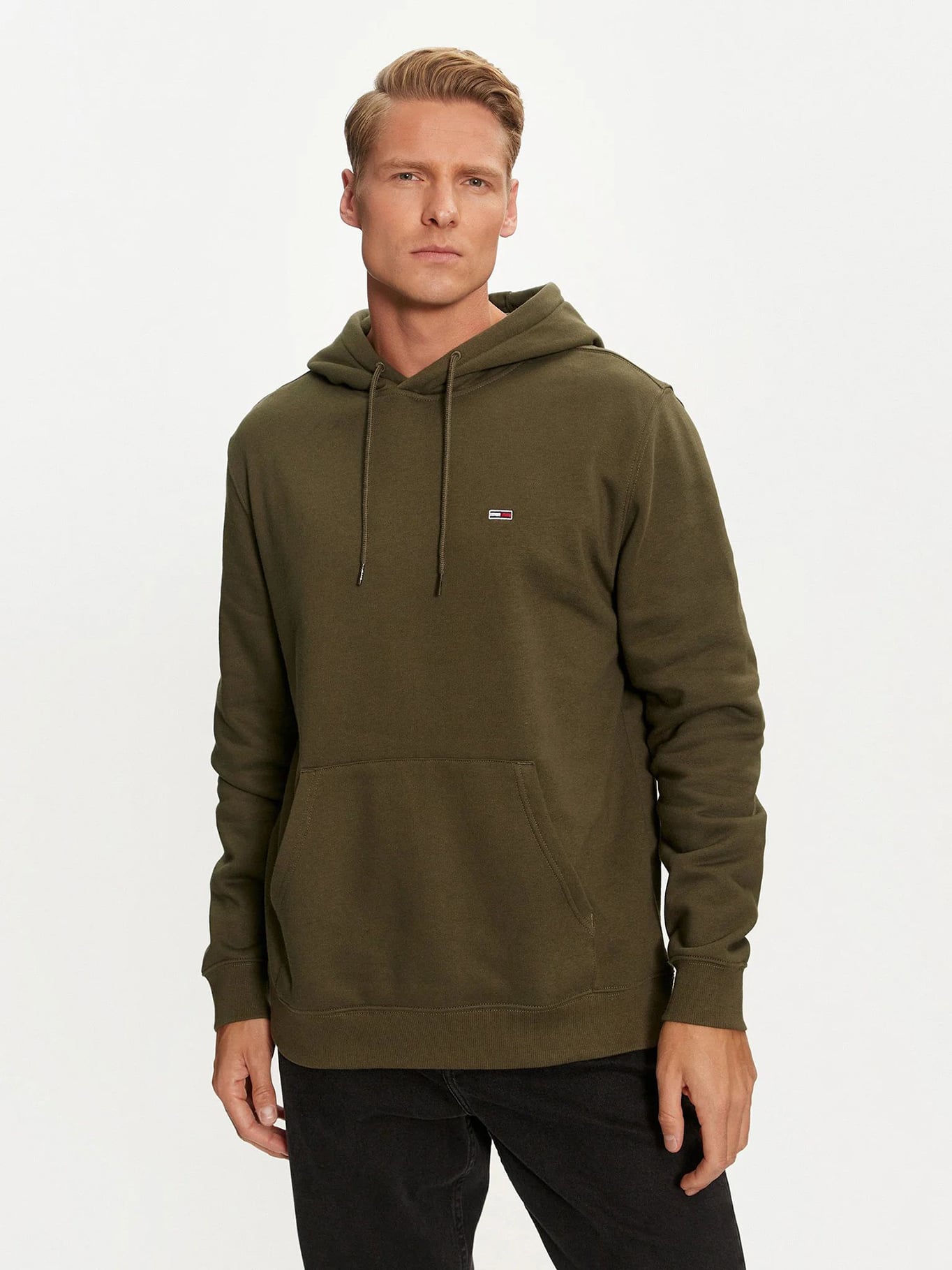 POLERON HOODIE SOLID CON LOGO - 1