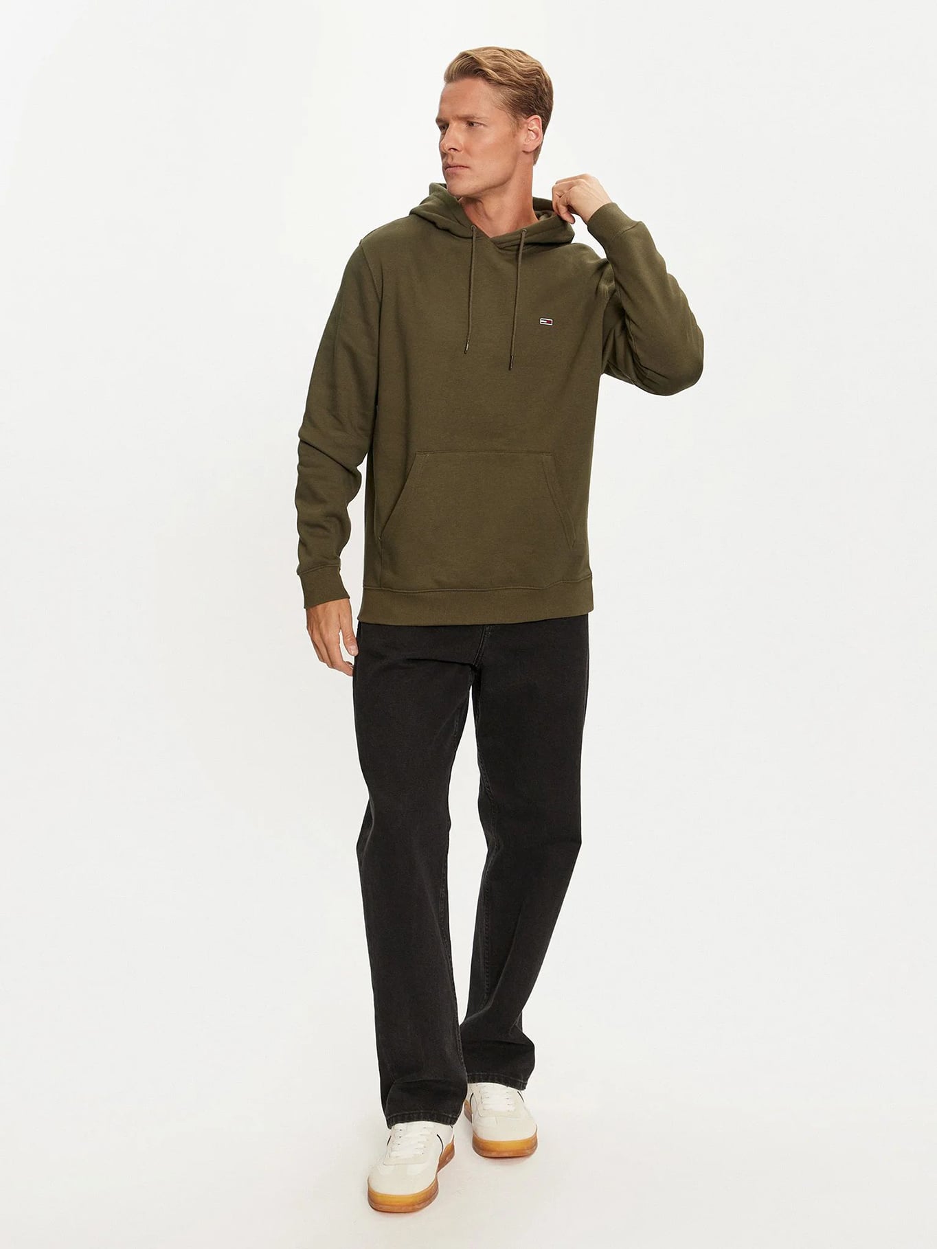 POLERON HOODIE SOLID CON LOGO - 2