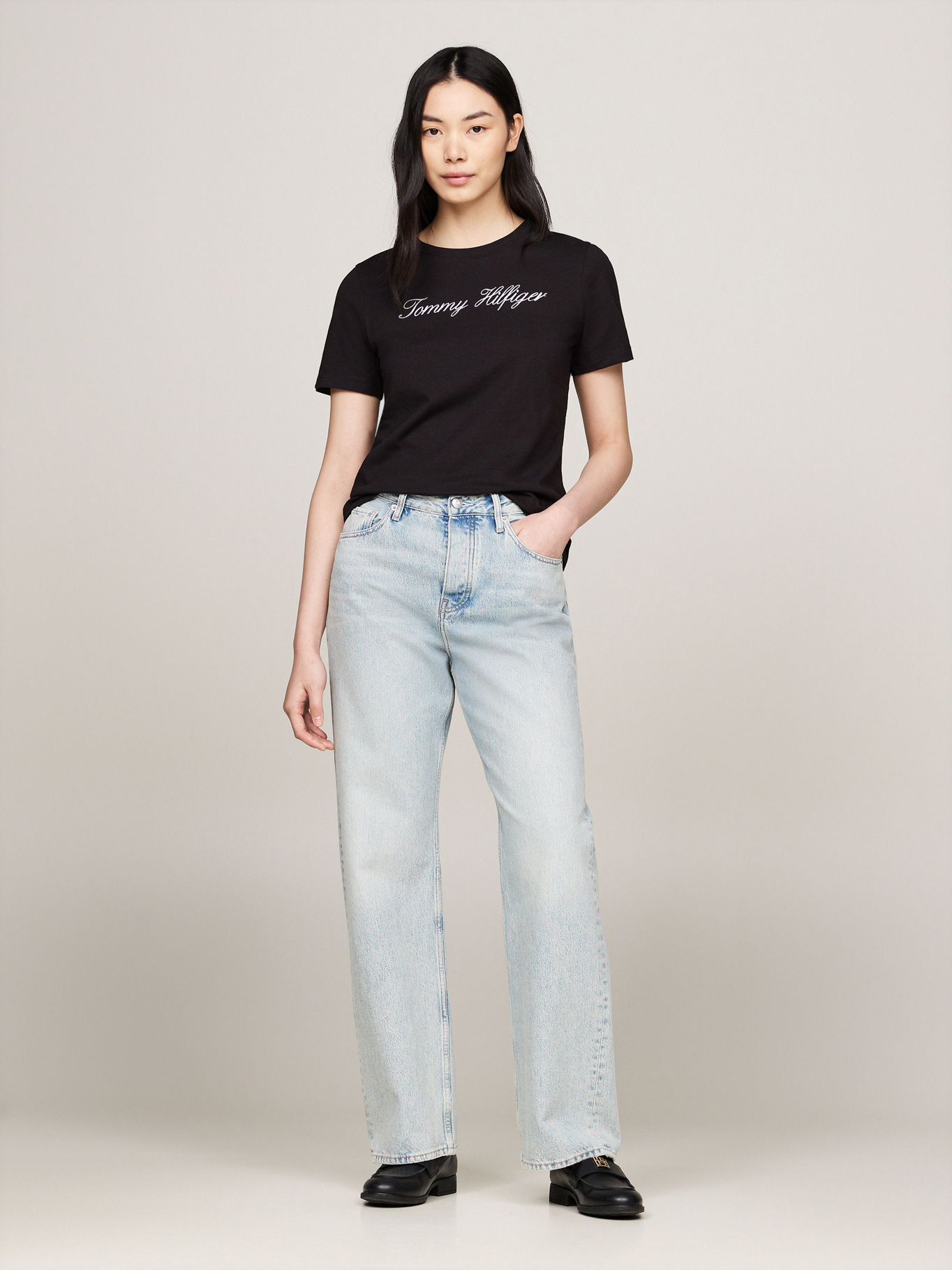 POLERA CON LOGO SCRIPT REGULAR FIT - 2