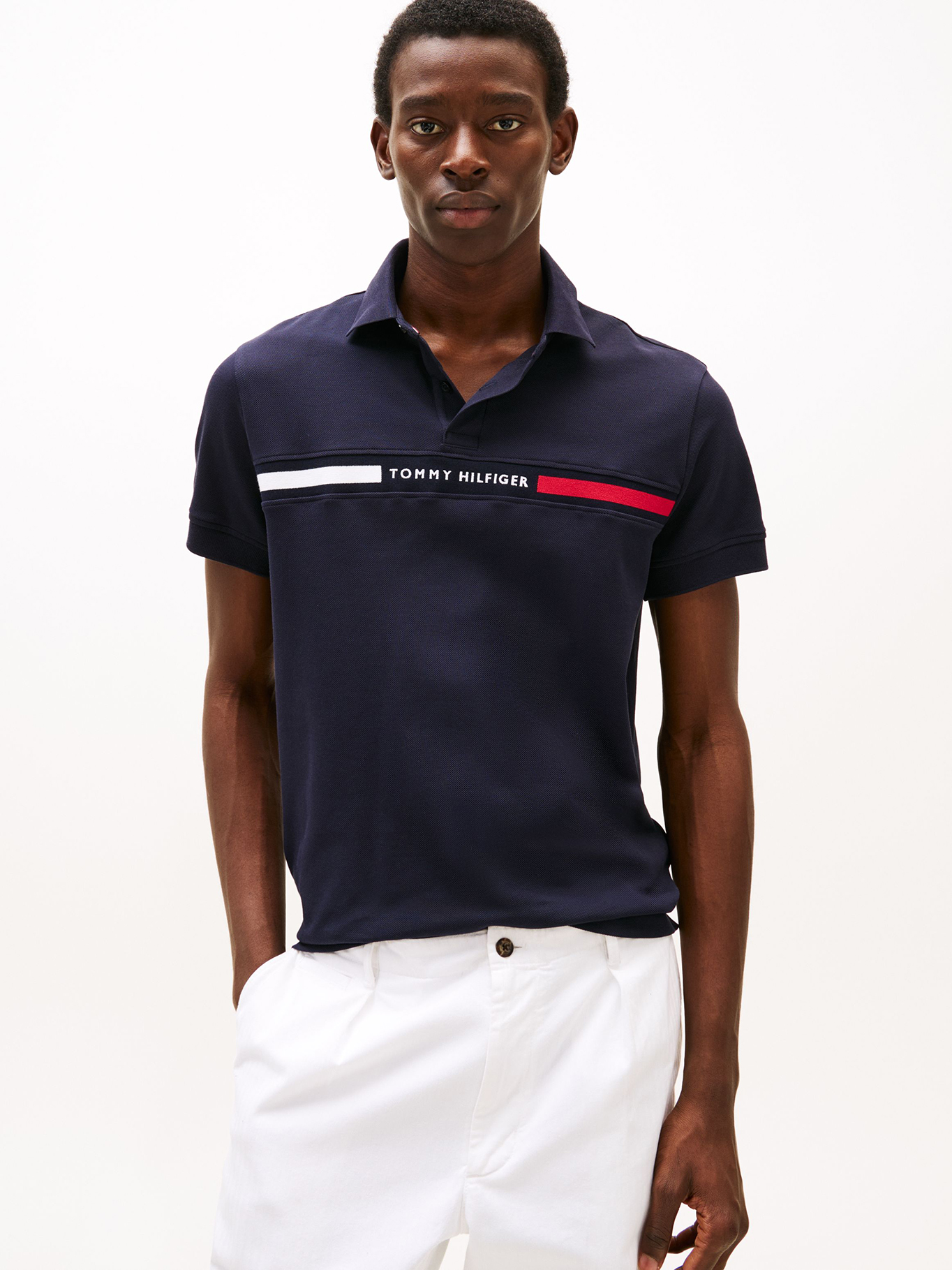 POLO CHEST INSERT LOGO REGULAR FIT - 1