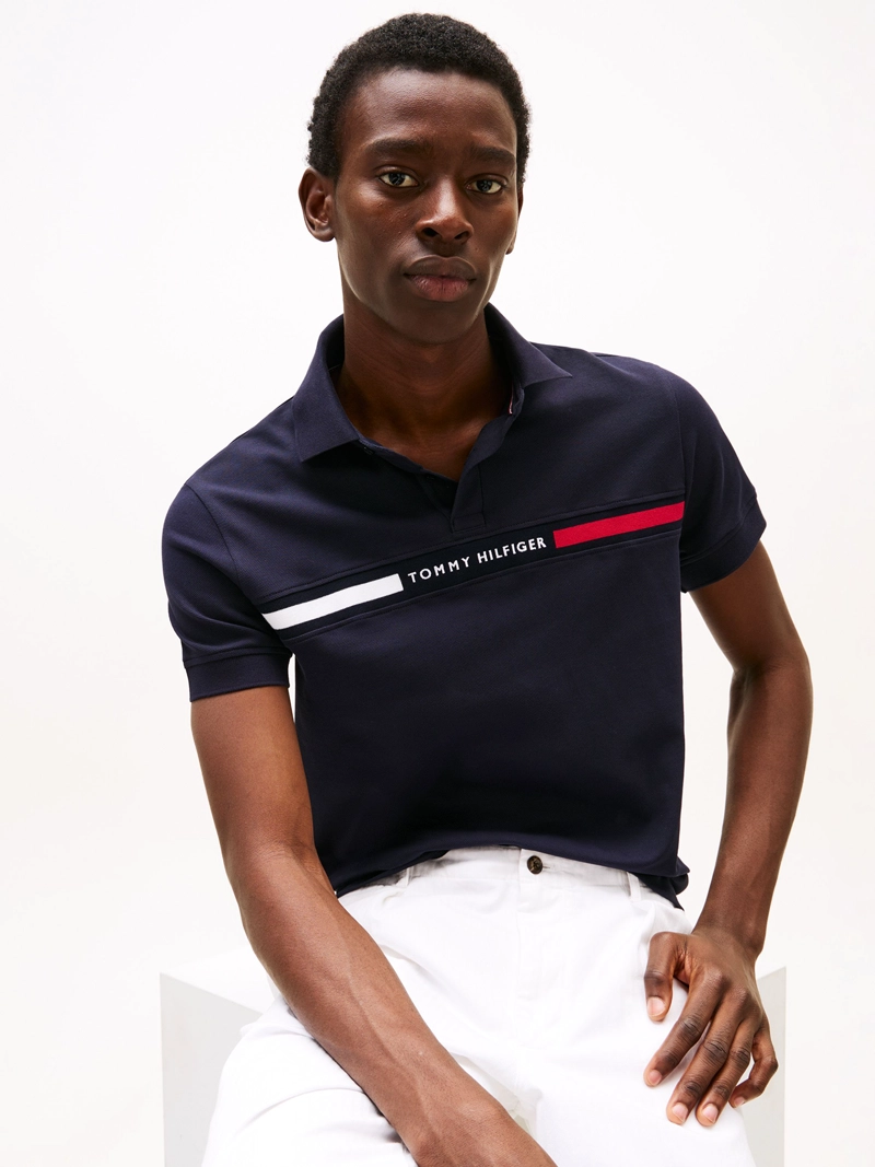POLO CHEST INSERT LOGO REGULAR FIT - 4