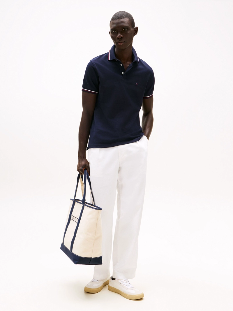 POLO CON RIBETES TIPPED SLIM FIT - 2
