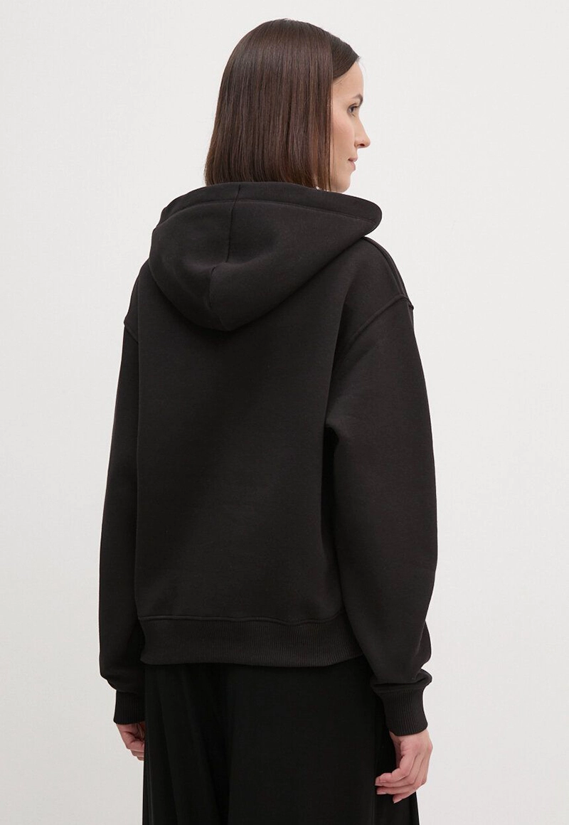 POLERON HOODIE CON LOGO BORDADO - 3