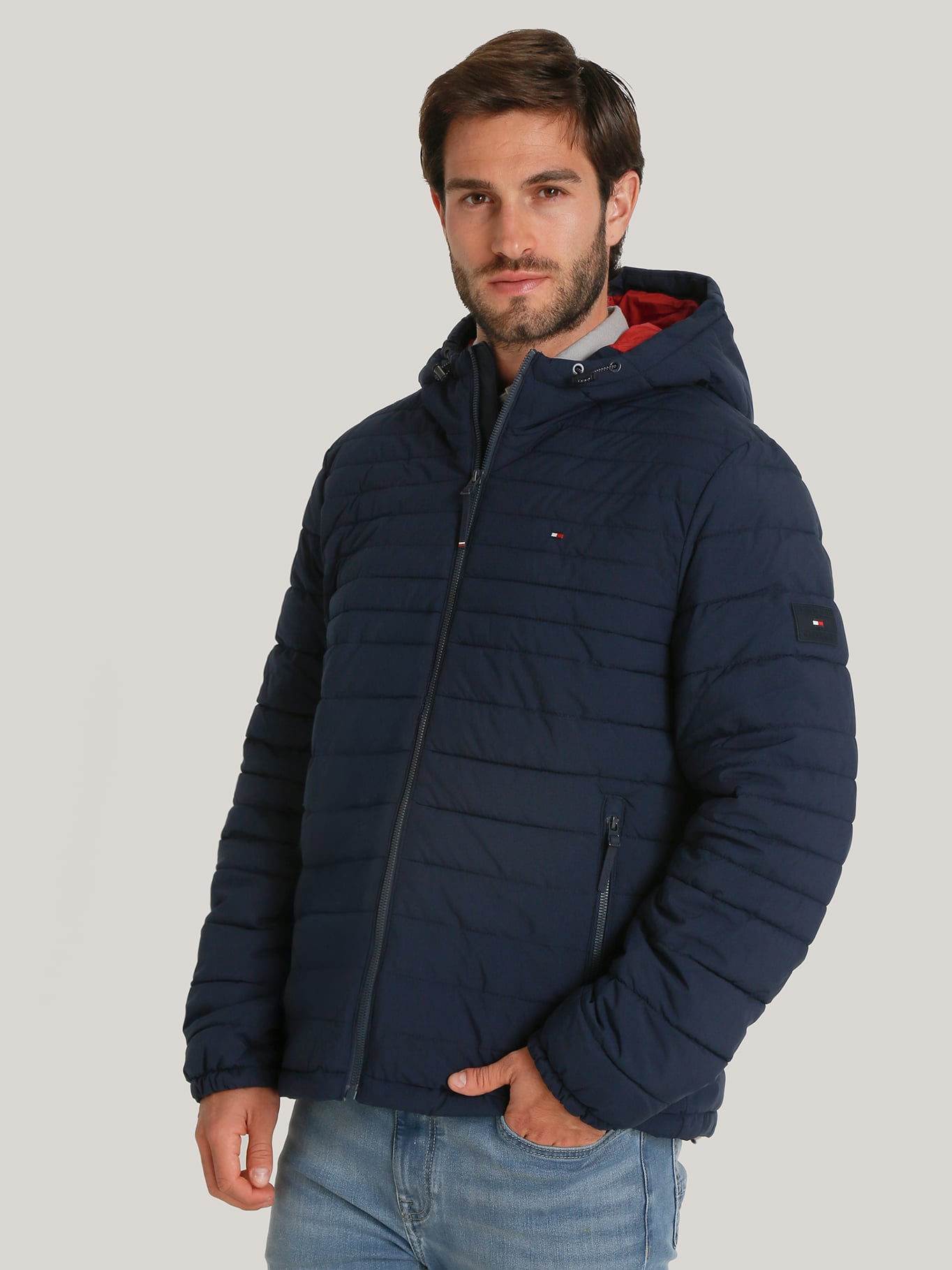 PARKA HOODIE SOLID CON CIERRE - 1