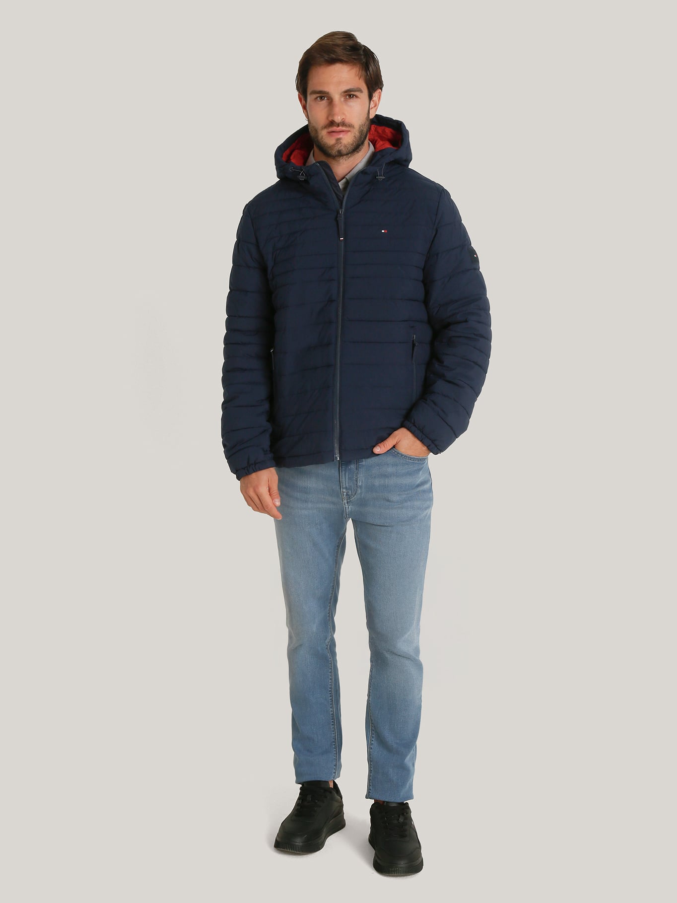 PARKA HOODIE SOLID CON CIERRE - 2
