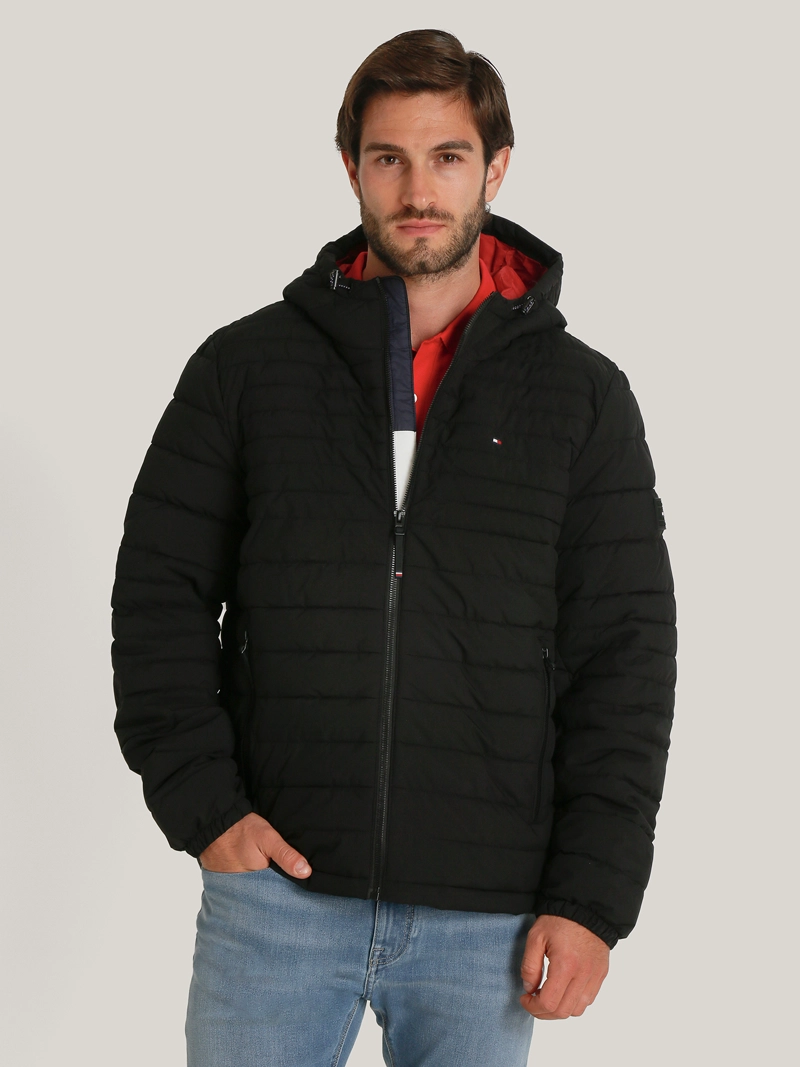 PARKA HOODIE SOLID CON CIERRE - 1