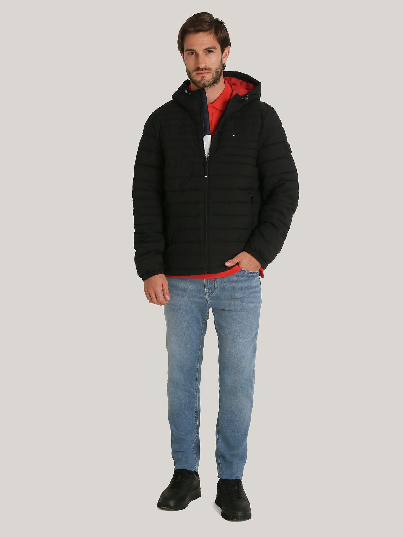 PARKA HOODIE SOLID CON CIERRE - 2