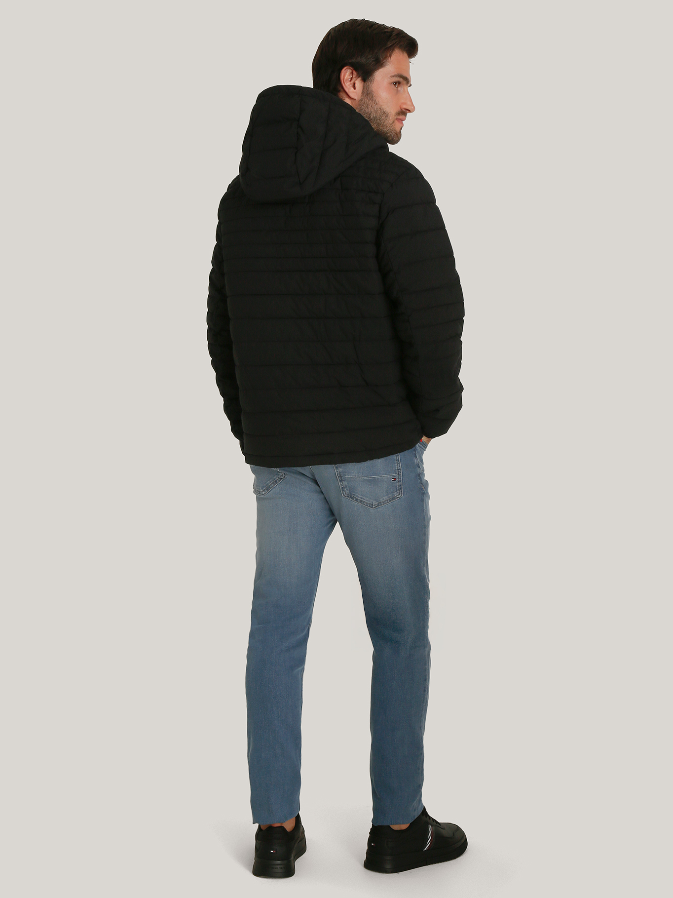 PARKA HOODIE SOLID CON CIERRE - 3