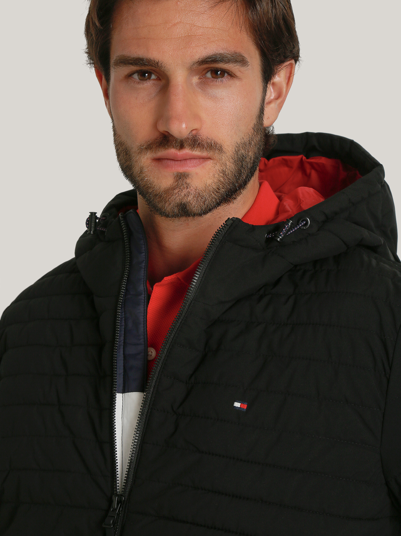 PARKA HOODIE SOLID CON CIERRE - 4