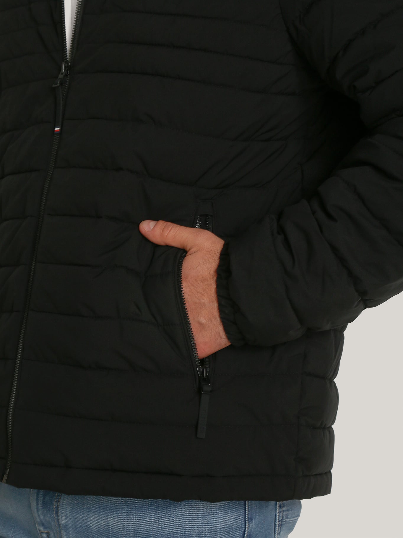 PARKA HOODIE SOLID CON CIERRE - 5