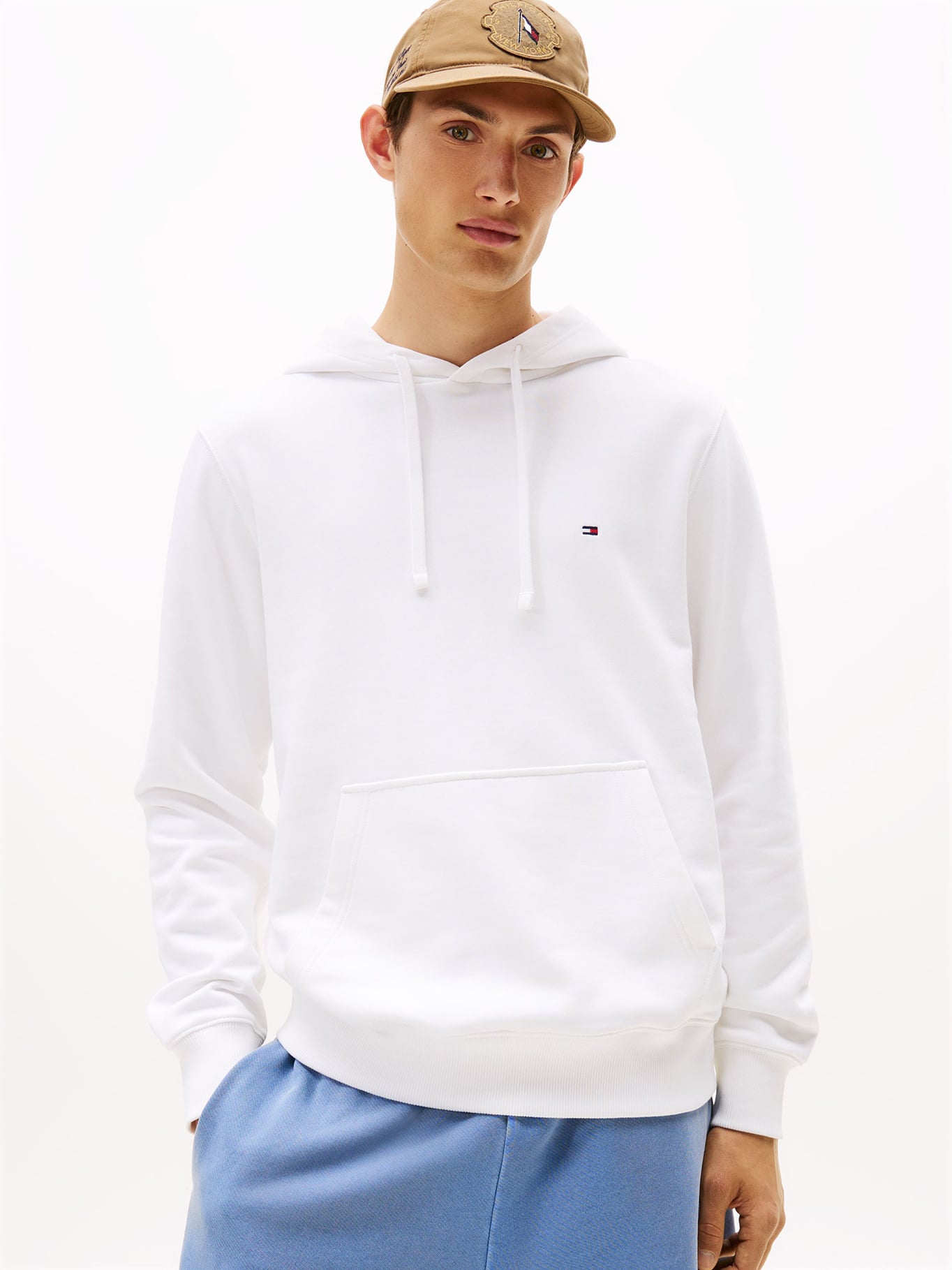 POLERON HOODIE CON LOGO BORDADO - 1