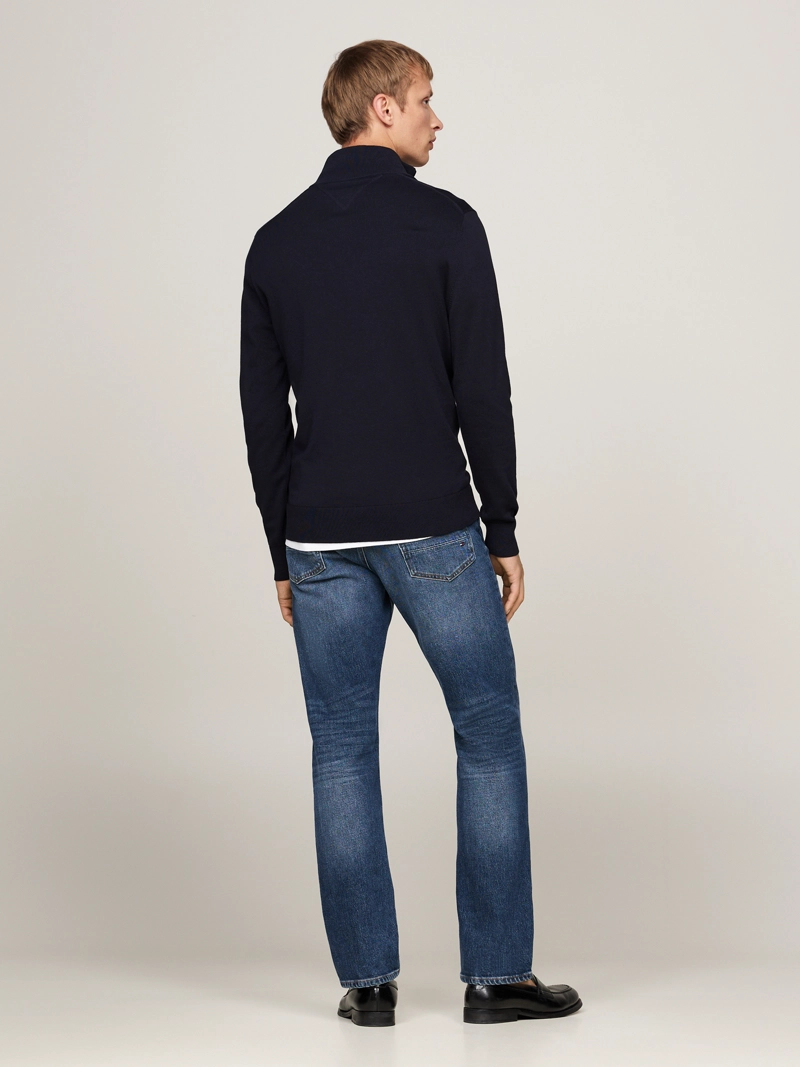 SWEATER ESSENTIAL COTTON CON CIERRE - 3