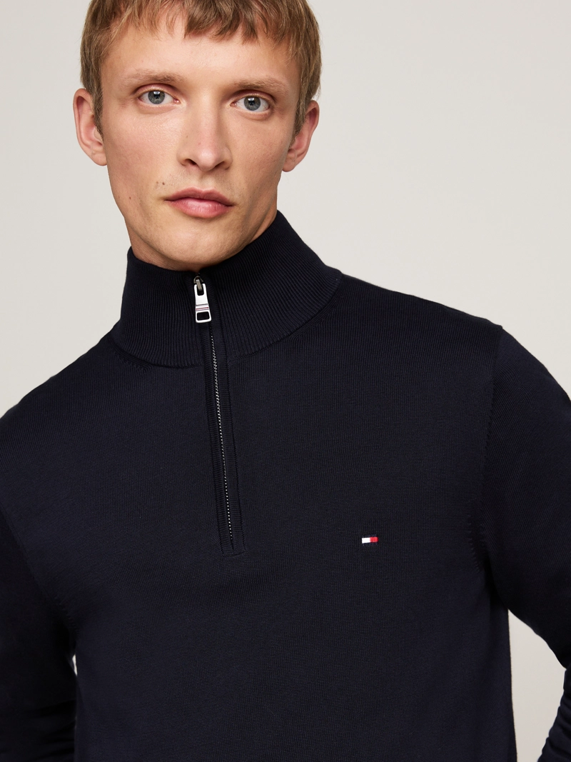 SWEATER ESSENTIAL COTTON CON CIERRE - 4