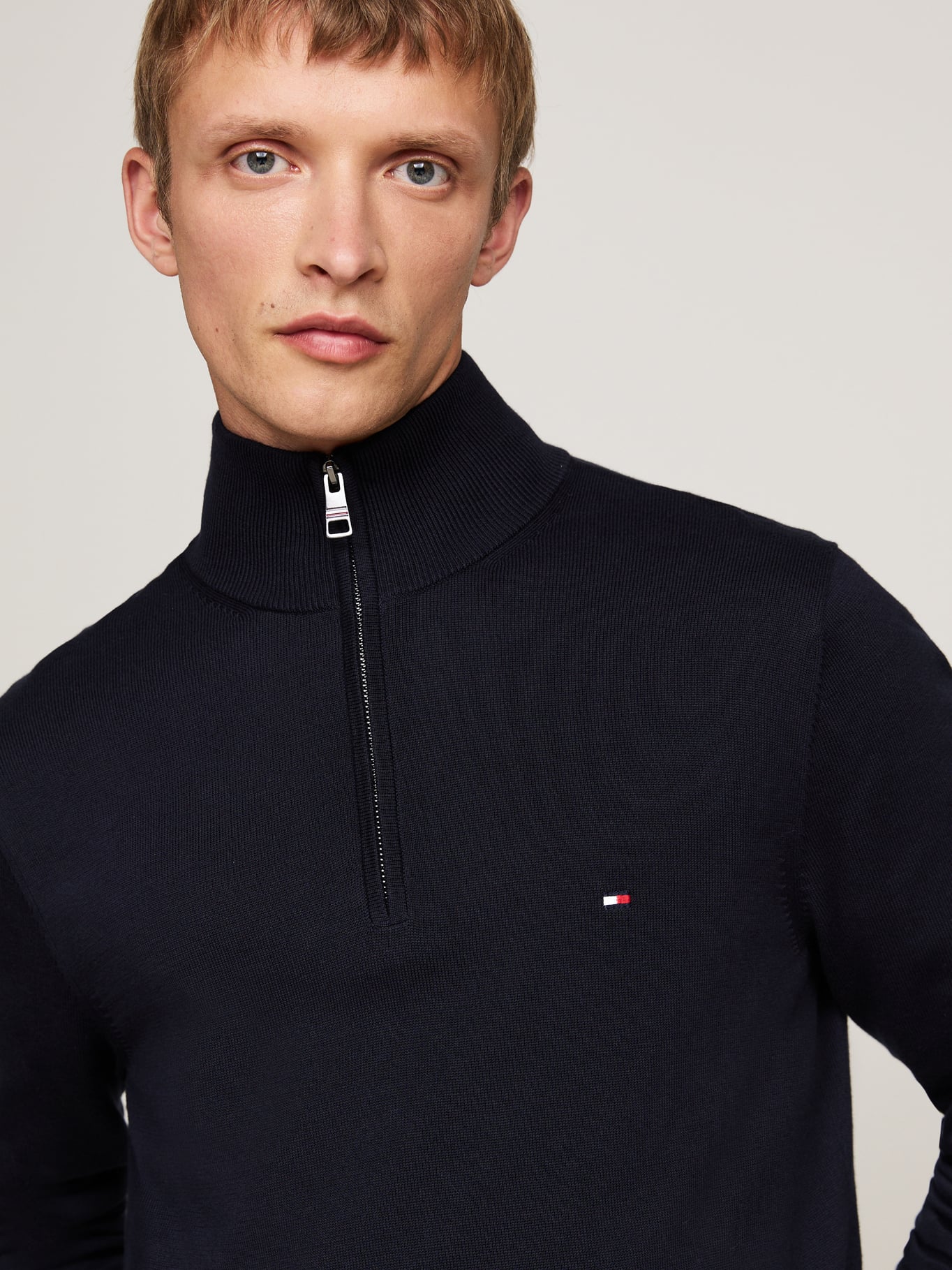 SWEATER ESSENTIAL COTTON CON CIERRE - 4