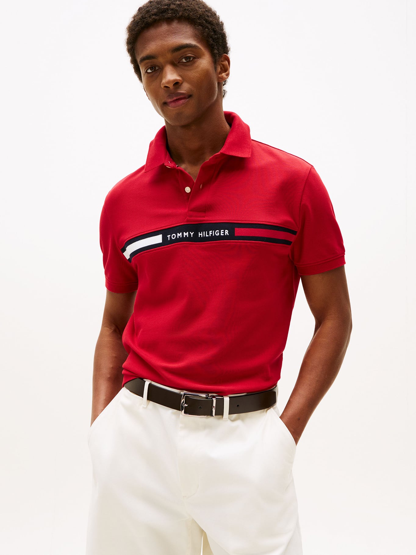 POLO CHEST INSERT LOGO REGULAR FIT - 1