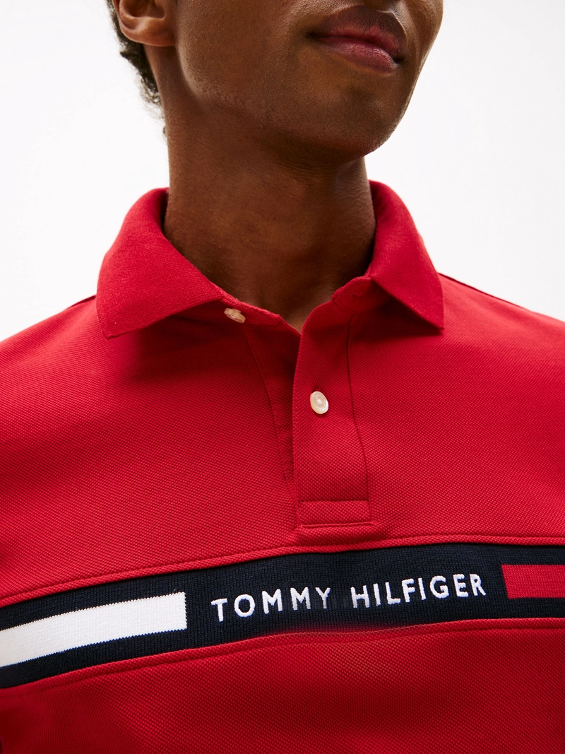 POLO CHEST INSERT LOGO REGULAR FIT - 4