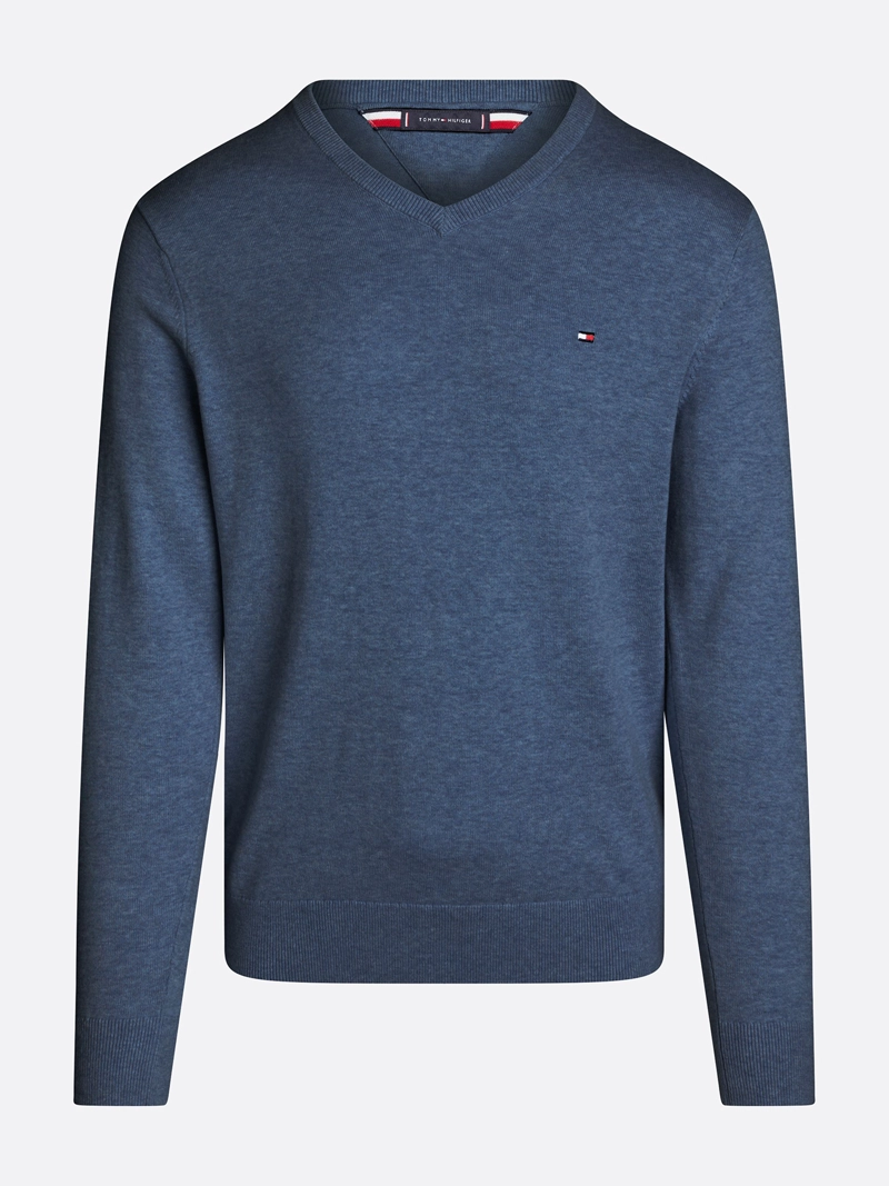 SWEATER BASICO SIGNATURE V-NECK - 5