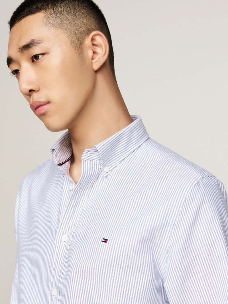 CAMISA HOMBRE TOMMY HILFIGER HERITAGE DE RAYAS REGULAR FIT - 4