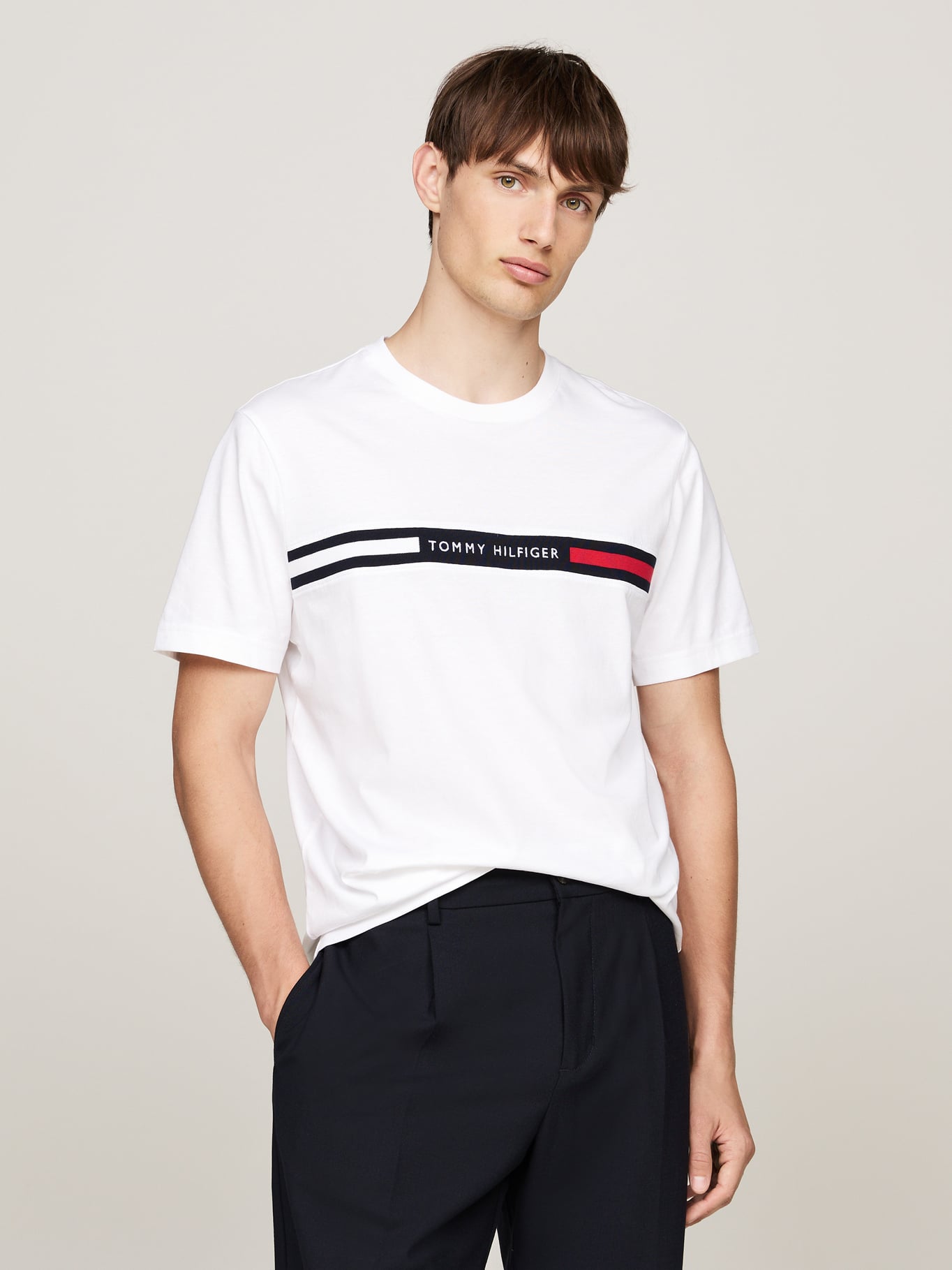 POLERA CHEST INSERT LOGO REGULAR FIT - 1