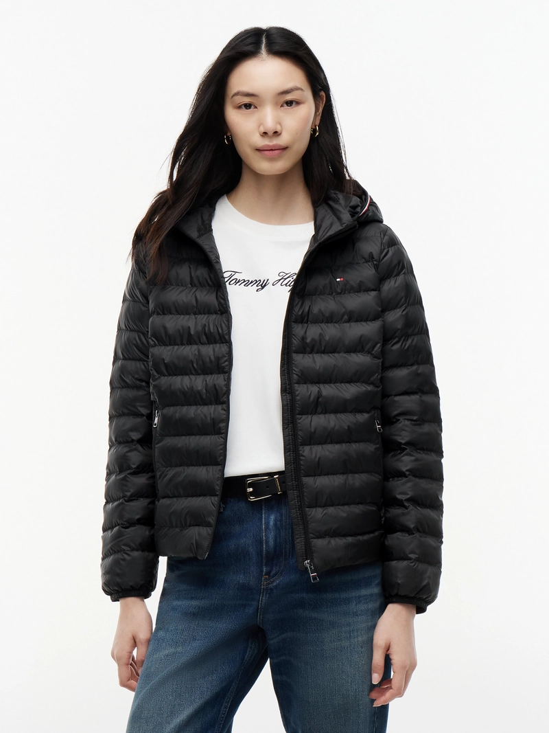 PARKA ACOLCHADA CON LOGO BORDADO - 1