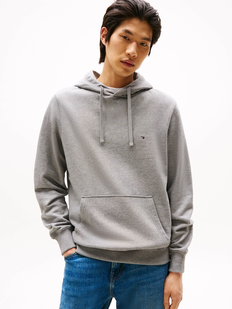 POLERON HOODIE CON LOGO BORDADO - 1