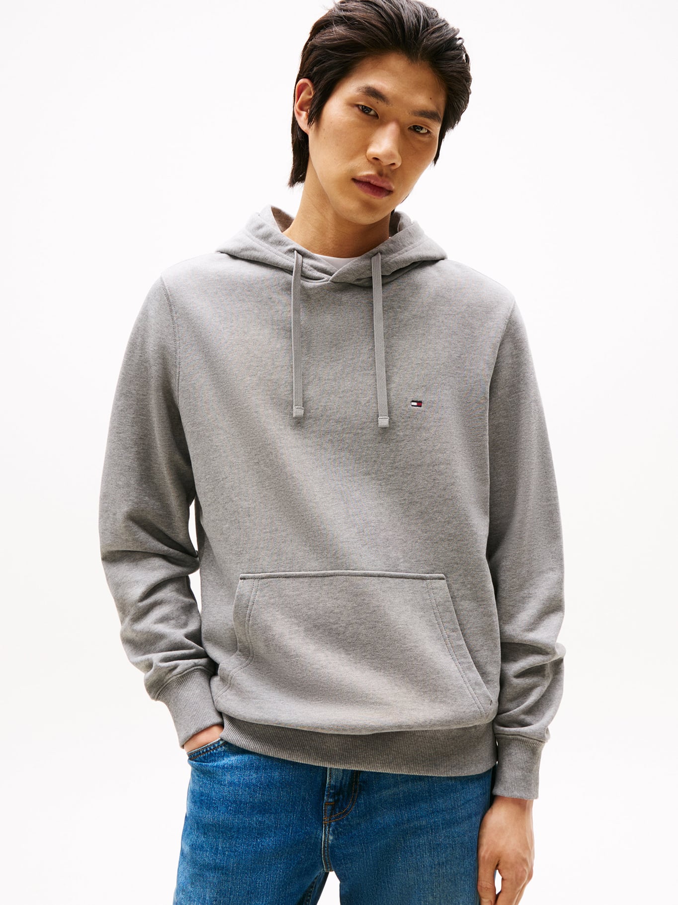 POLERON HOODIE CON LOGO BORDADO - 1