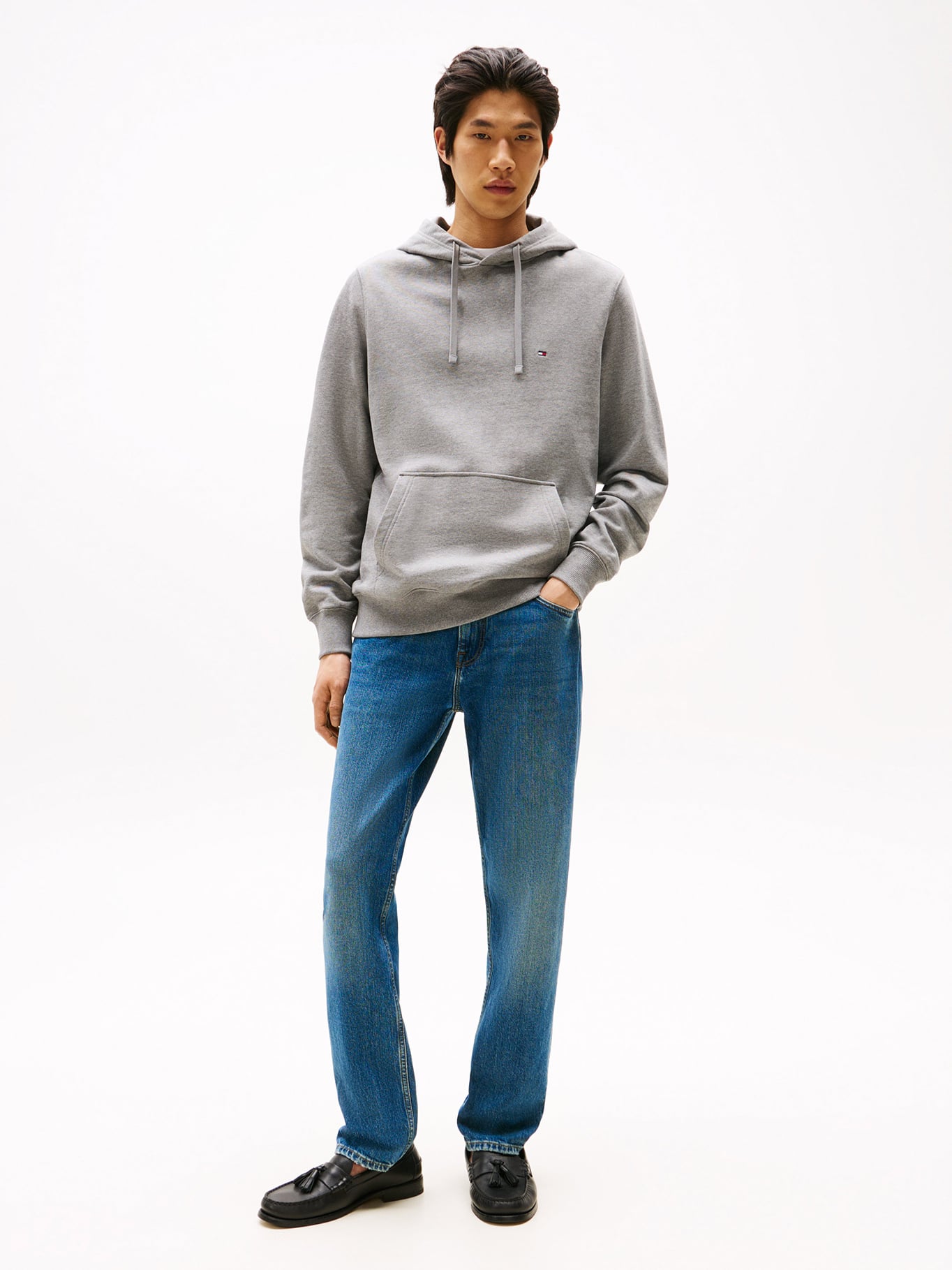 POLERON HOODIE CON LOGO BORDADO - 2