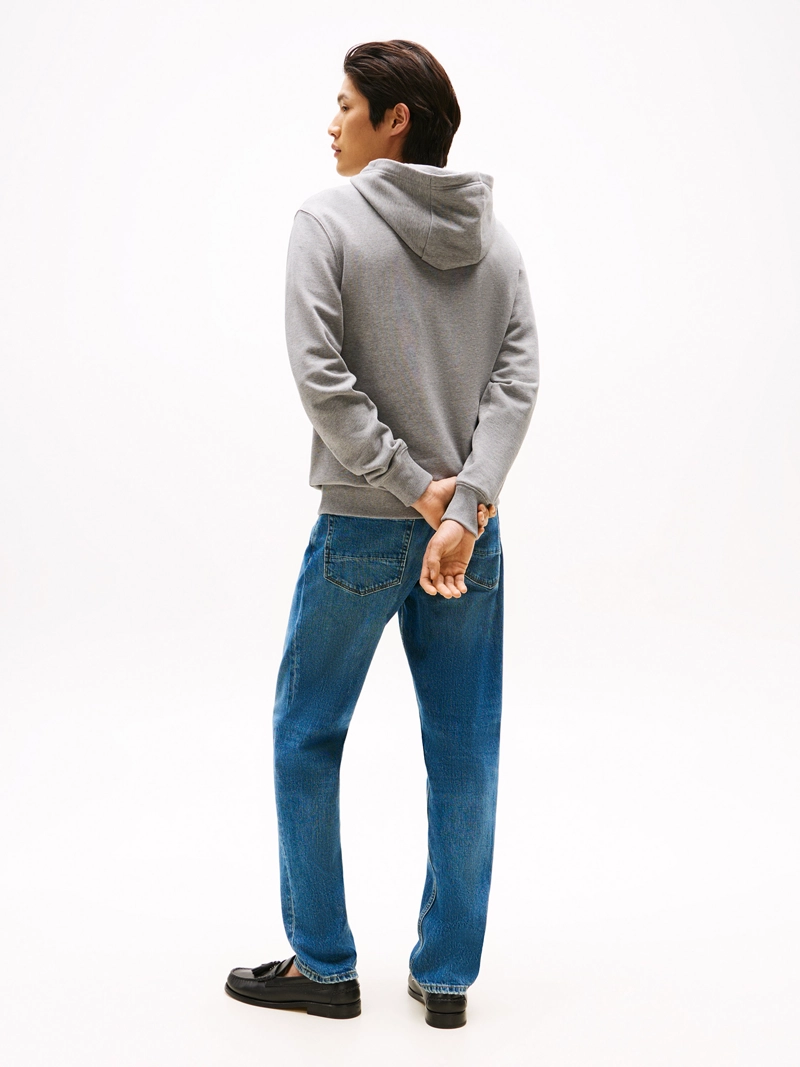 POLERON HOODIE CON LOGO BORDADO - 3