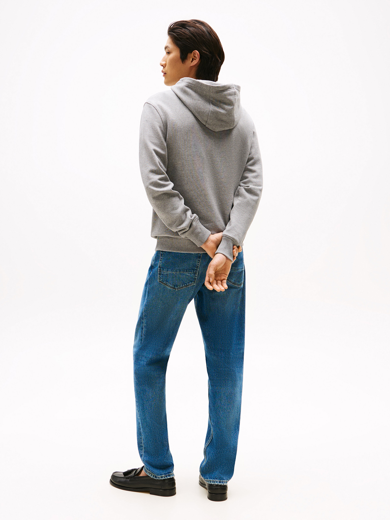 POLERON HOODIE CON LOGO BORDADO - 3