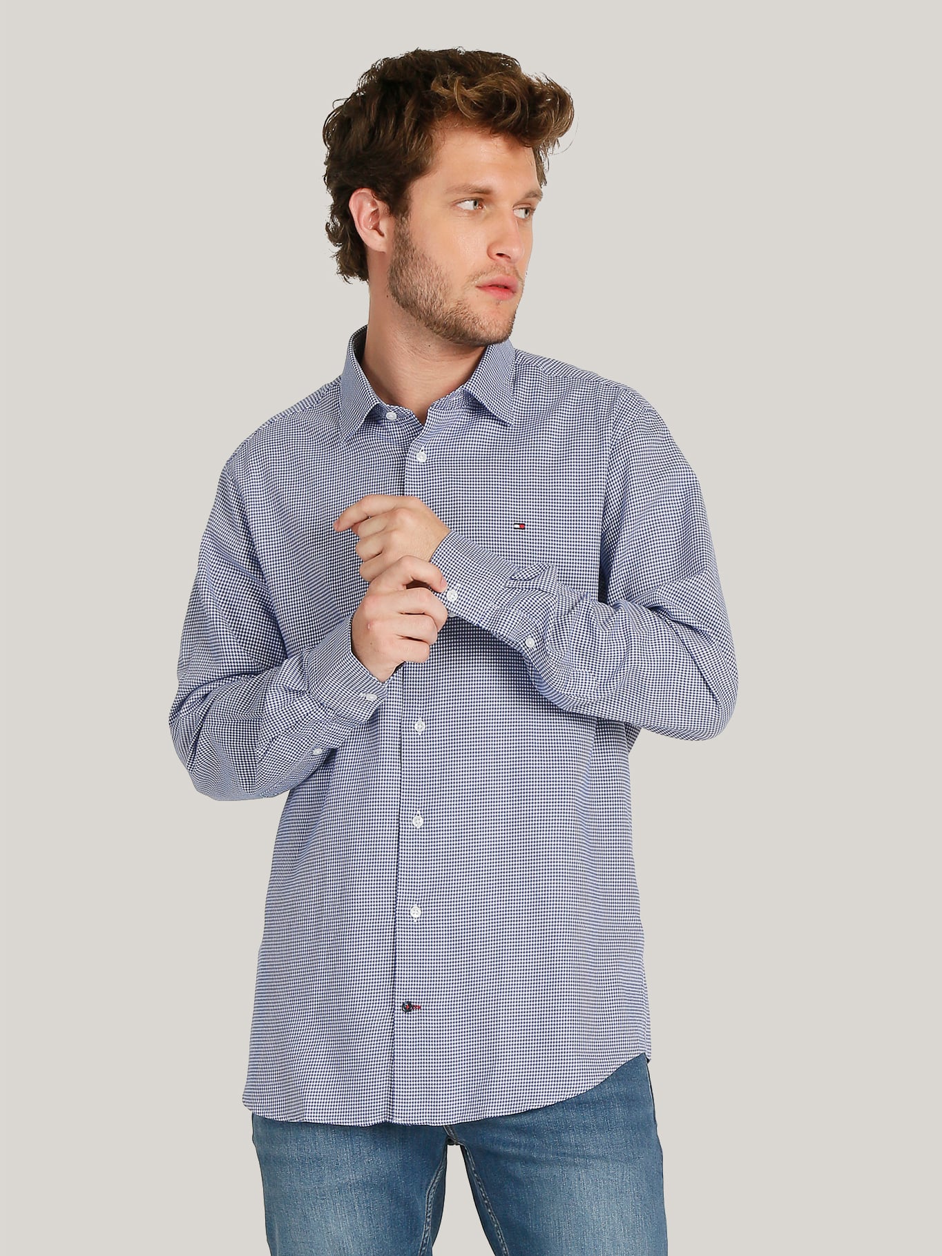 CAMISA SOLID REGULAR FIT - 1