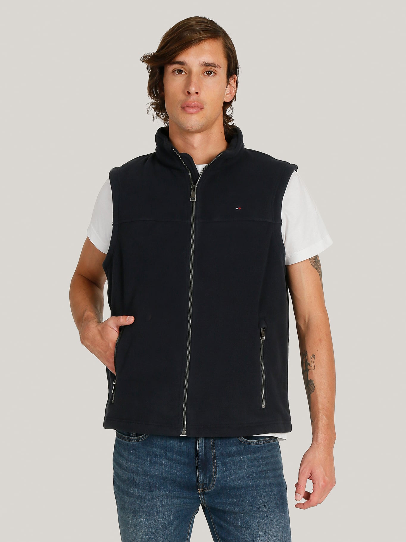 CHAQUETA VEST CON LOGO - 1