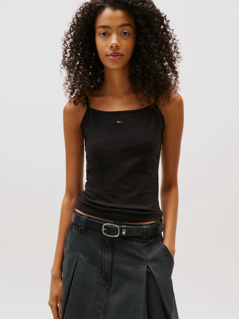 POLERA ESSENTIAL CON LOGO SLIM FIT - 1