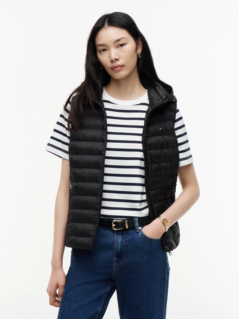 PARKA VEST ACOLCHADA GLOBAL STRIPE - 1