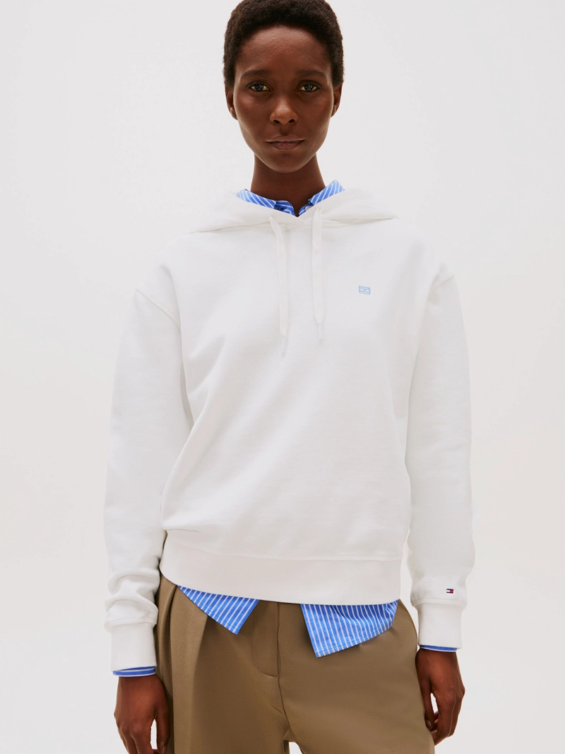 POLERON HOODIE CONTRAST FLAG LOGO - 1