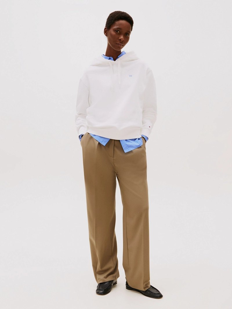POLERON HOODIE CONTRAST FLAG LOGO - 2