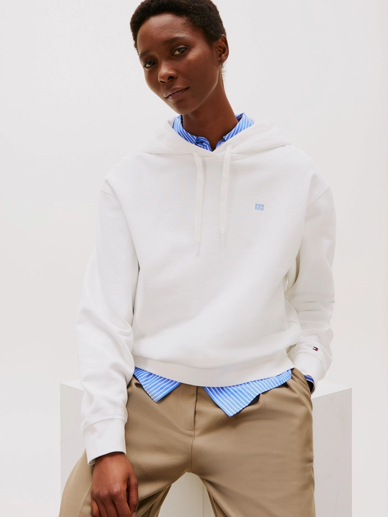 POLERON HOODIE CONTRAST FLAG LOGO - 4