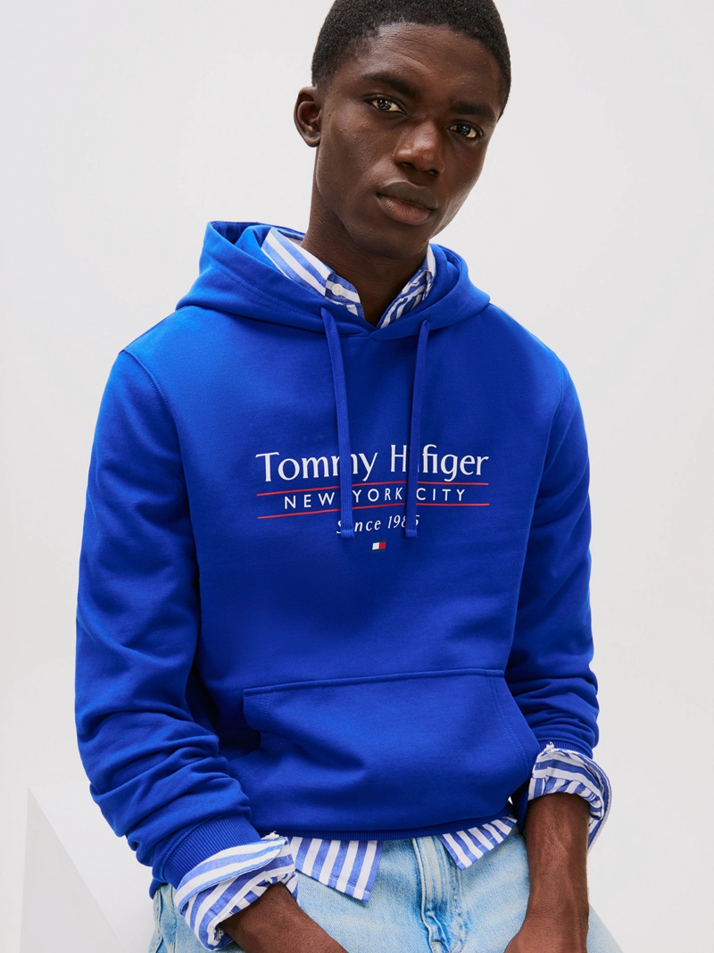 POLERON HOODIE CENTER STACK LOGO - 4