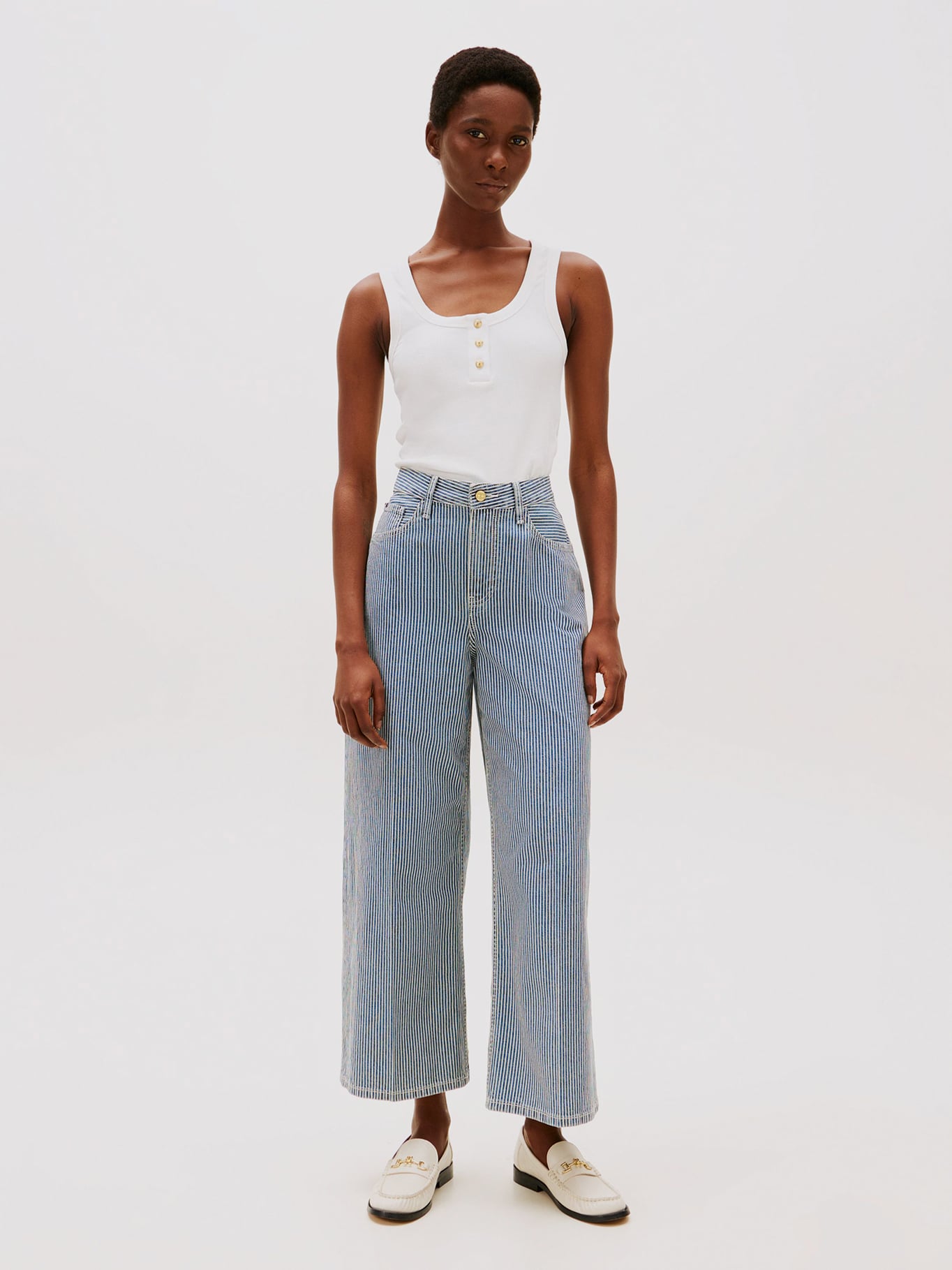 JEANS TALLE ALTO WIDE LEG - 1