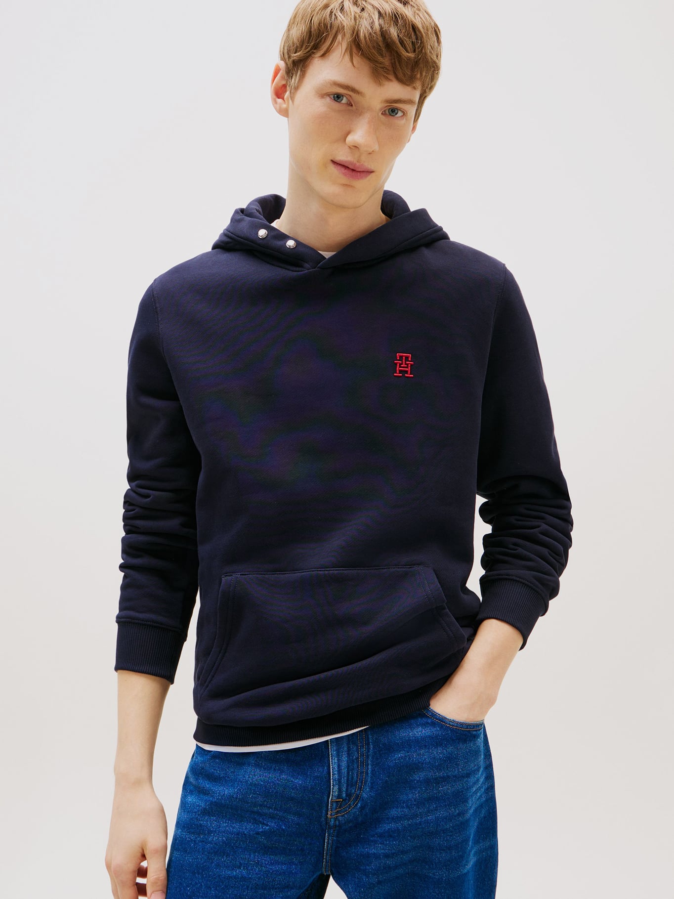 POLERON HOODIE MONOGRAMA TH - 1