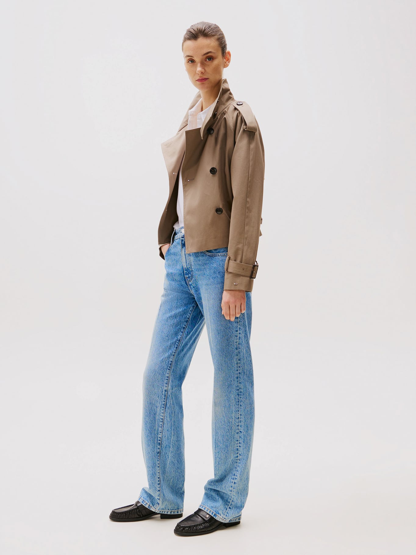 JEANS DE TALLE ALTO BOOTCUT FIT - 4