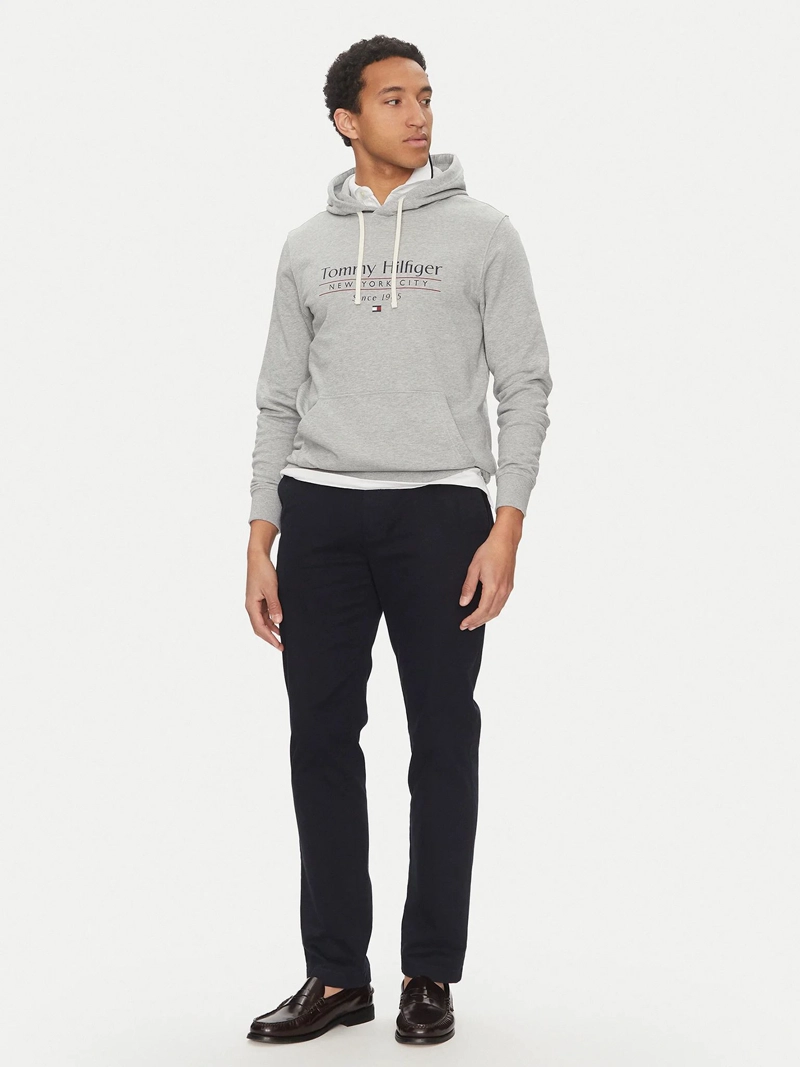 POLERON HOODIE CENTER STACK LOGO - 2